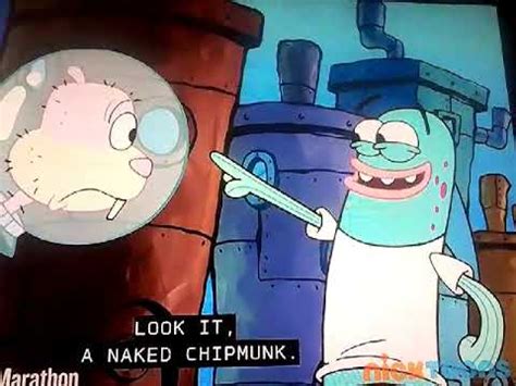 naked sandy from spongebob